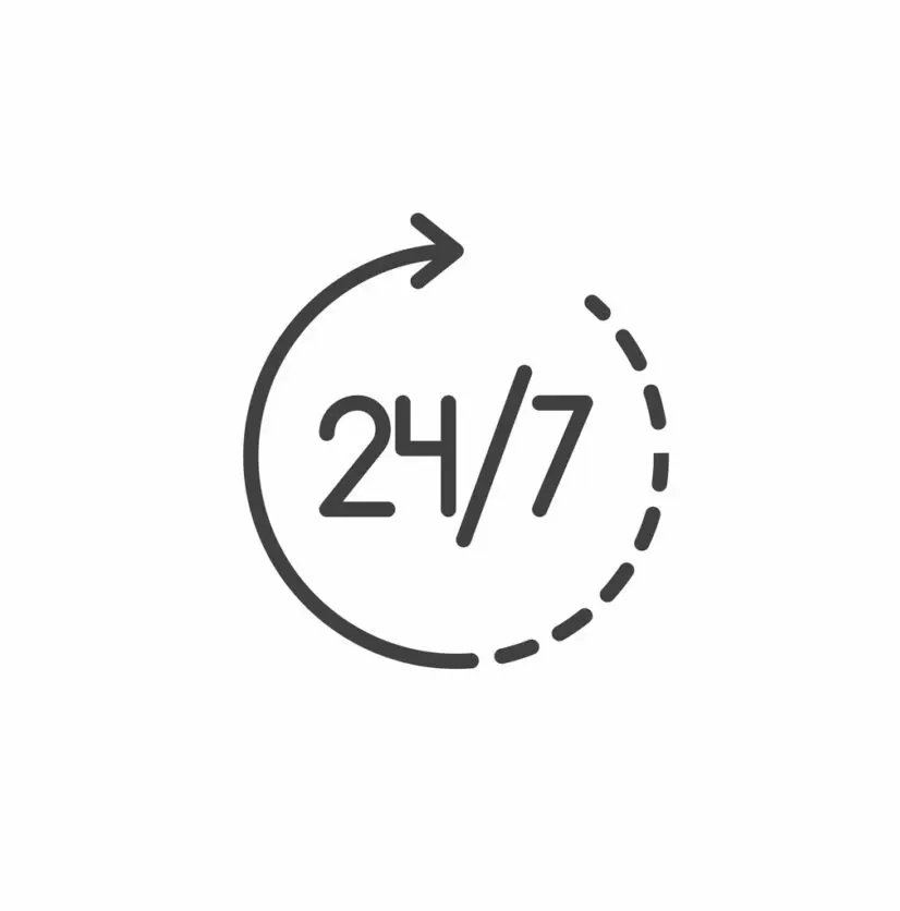 24/7 Symbol.